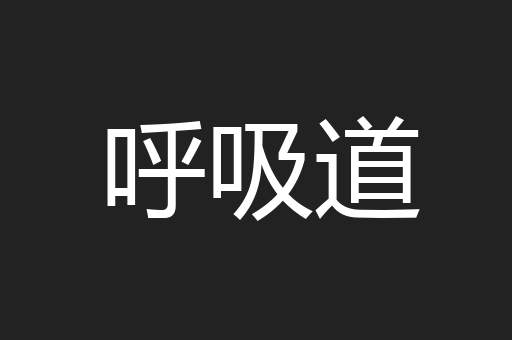 呼吸道