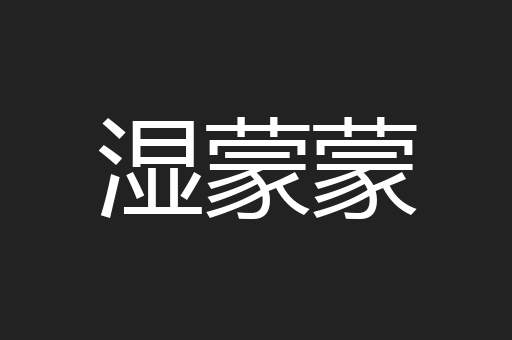 湿蒙蒙