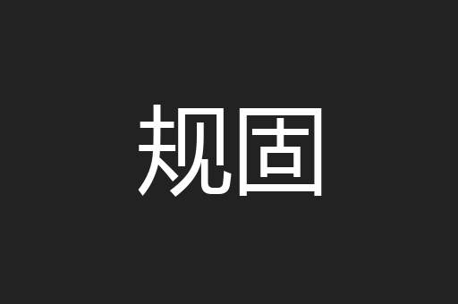 规固