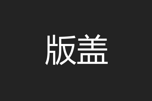 版盖