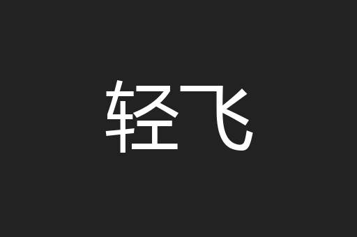 轻飞
