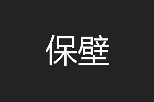 保壁