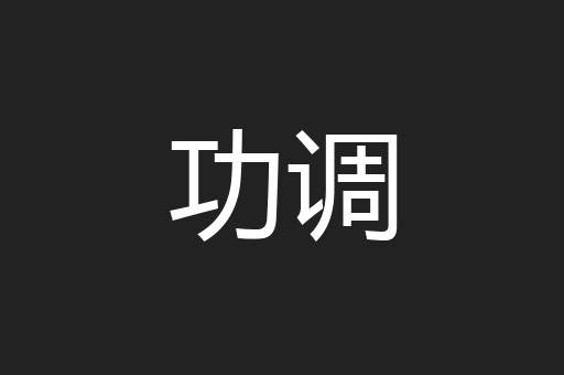 功调