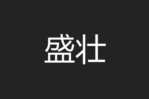 盛壮