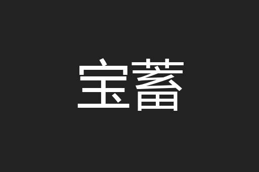 宝蓄