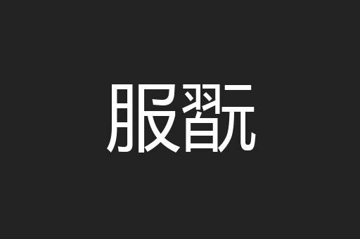服翫