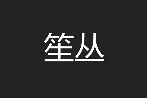 笙丛