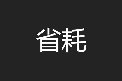 省耗