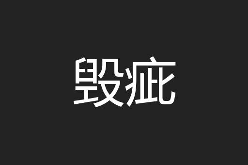 毁疵
