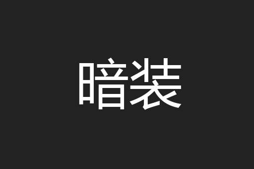 暗装
