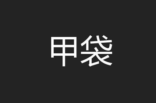 甲袋