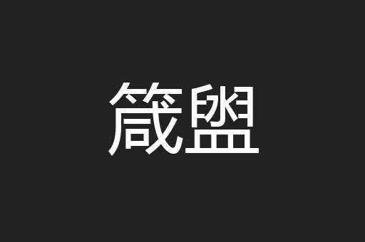 箴盥