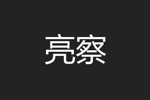 亮察