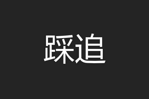 踩追
