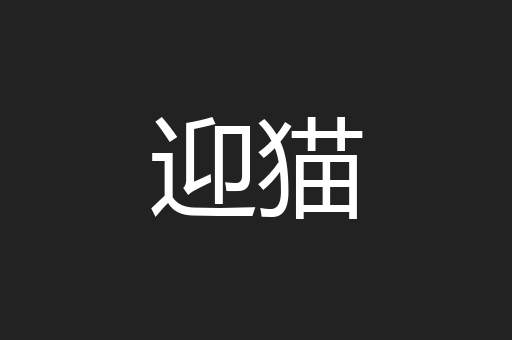 迎猫