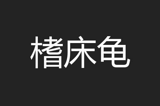 榰床龟