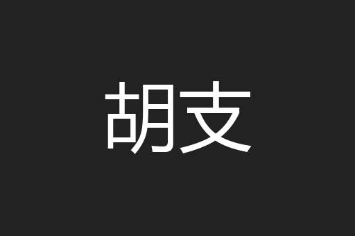 胡支
