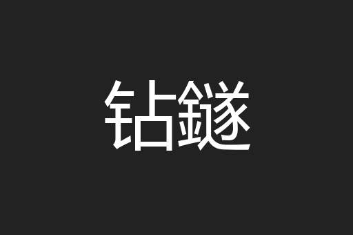 钻鐩