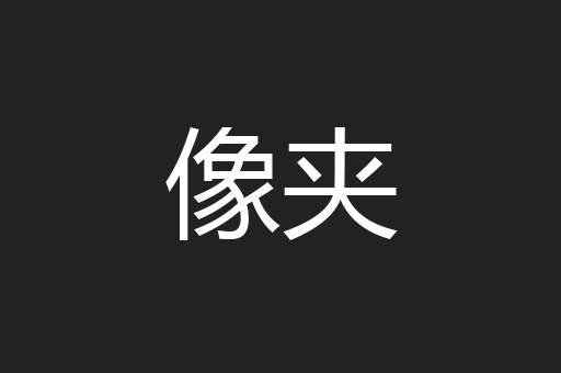 像夹