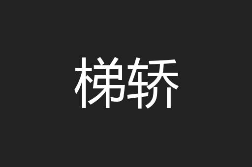 梯轿