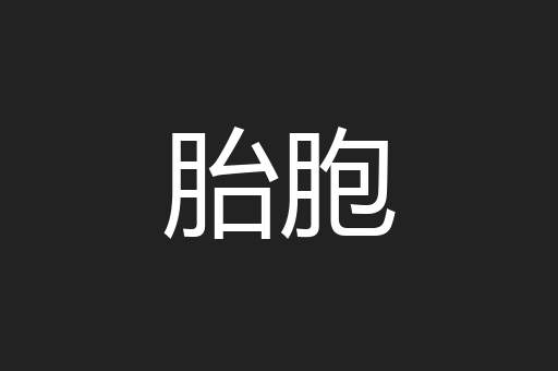 胎胞