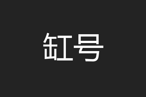 缸号