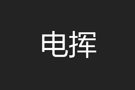 电挥