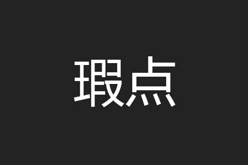 瑕点
