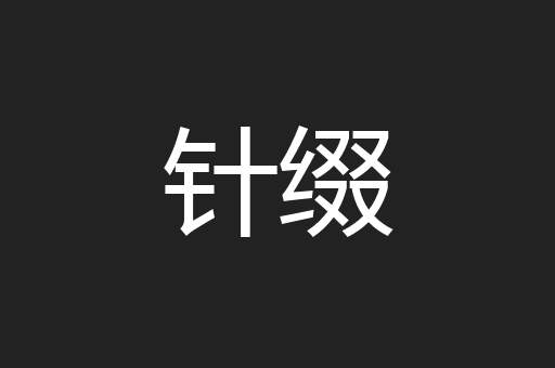 针缀