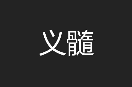 义髓