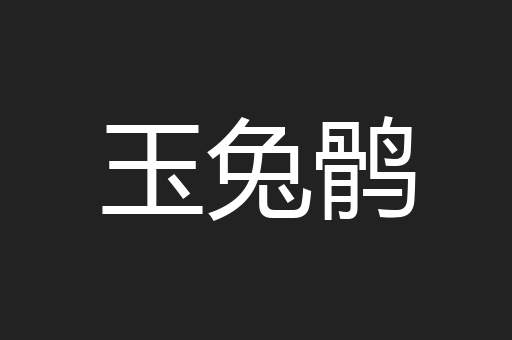玉兔鹘