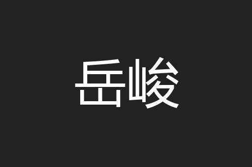 岳峻