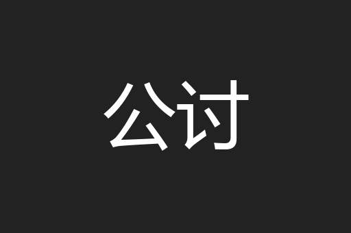 公讨