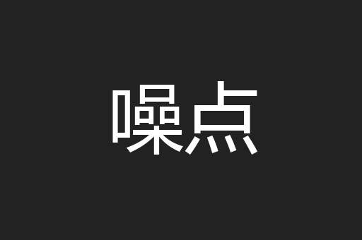 噪点