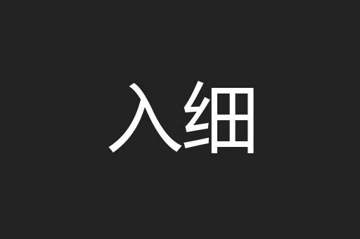 入细