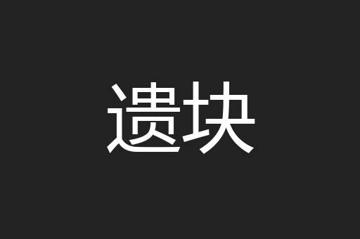 遗块