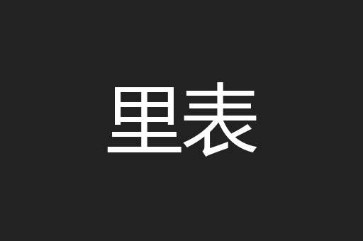里表