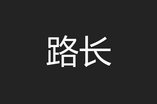 路长