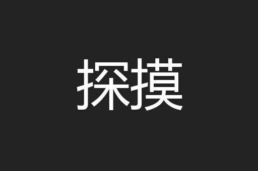 探摸