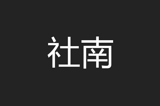 社南