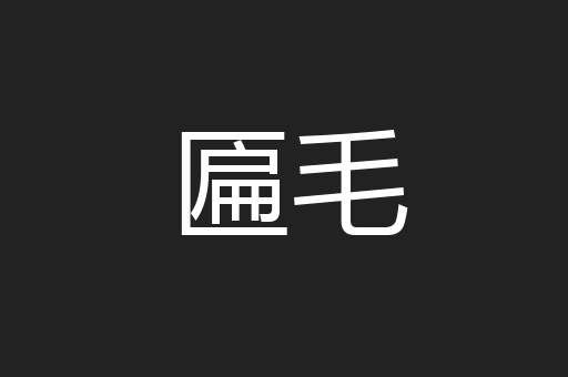 匾毛