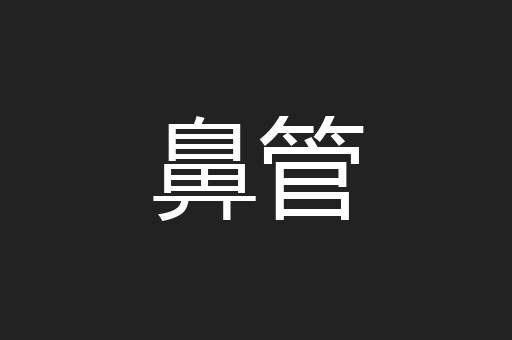 鼻管