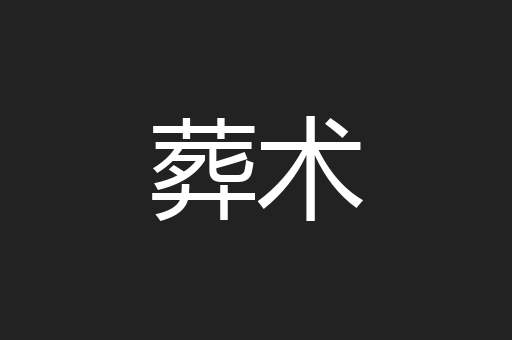 葬术