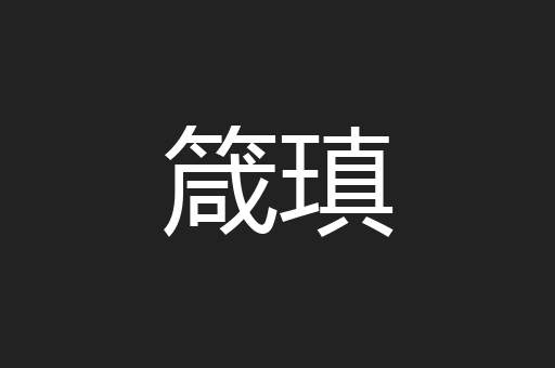 箴瑱