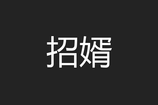 招婿