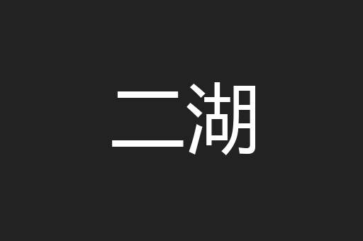 二湖