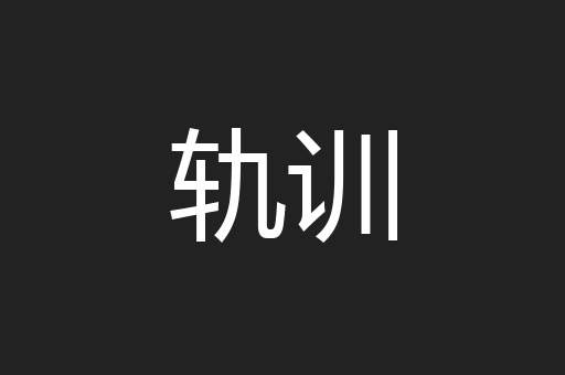 轨训