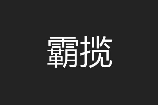 霸揽