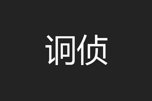 诇侦
