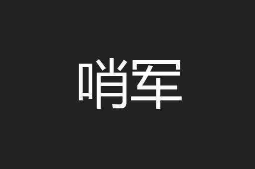 哨军